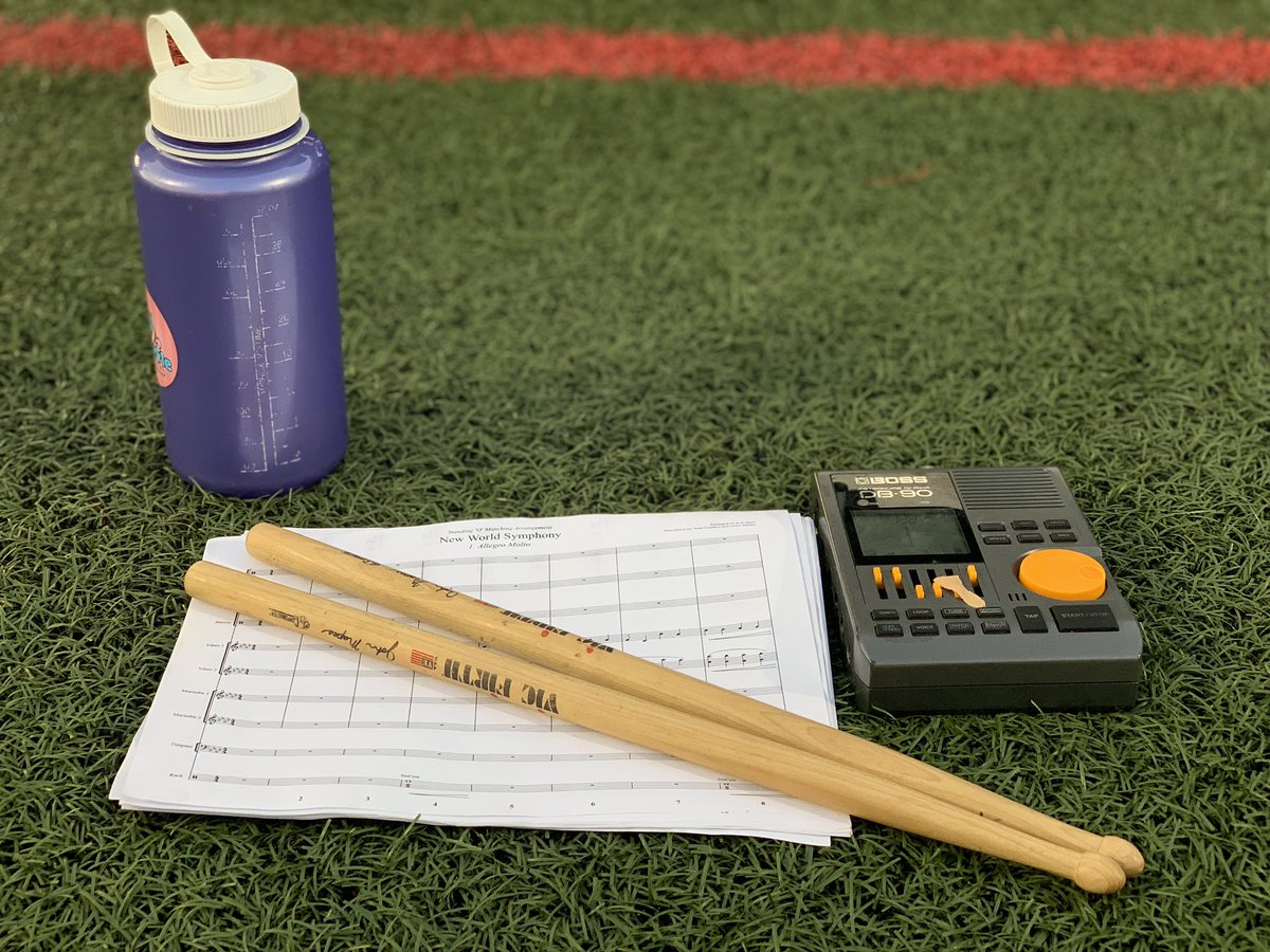 msStonemusic's tweet photo. It wouldn’t be back to school season without a little band camp!
Spending my last days of summer back where it all started in front of a front ensemble!
#marchingband #frontensemble #pit #percussion #drbeat #vicfirth #scsboa #MusicEducation https://t.co/Wc0IGrTqQ2