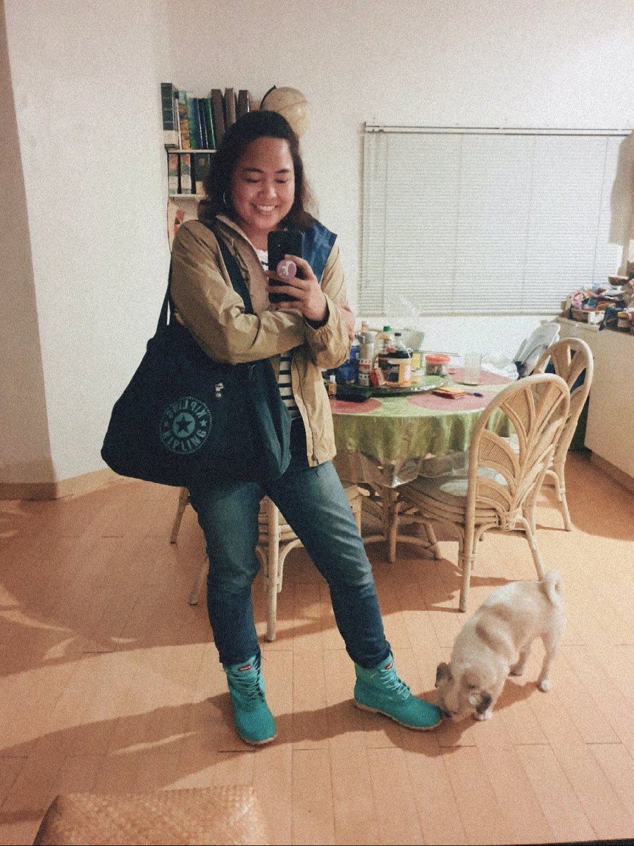 denisemallabo's tweet photo. Yesterday's ⛈️ #ootd : waterproof & breathable jacket from @columbiaSW_PH , Tita bag from @kiplingph , and boots from @nativeshoes .
#tagulan #maulansaPinas #TitafromLaguna #KiplingPH #ColumbiaSportsWear #NativeShoes #LiveLight #TestedTough #LiveLightly https://t.co/pPiMo16ZeK