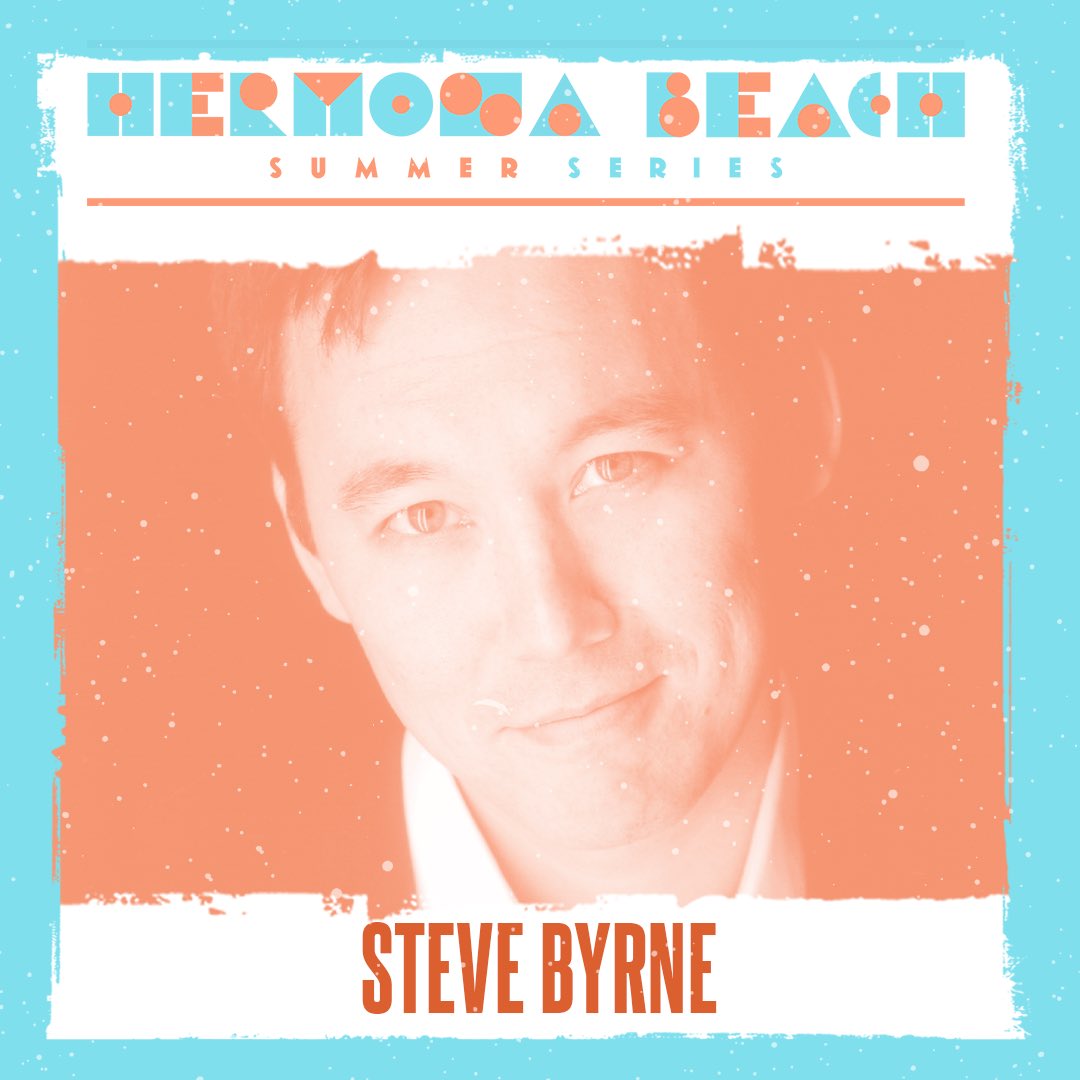 hbsummerseries's tweet photo. We’re so thrilled to have Comedian @stevebyrnelive come down to Hermosa on August 18th. What's a more perfect place to have a laugh and support your local community than at Hermosa Beach Summer Series?!😅🎤 
.
#HermosaBeach #HermosaSummerSeries #HermosaBeachPier #HermosaCA #KROQ https://t.co/AoU768OWc3