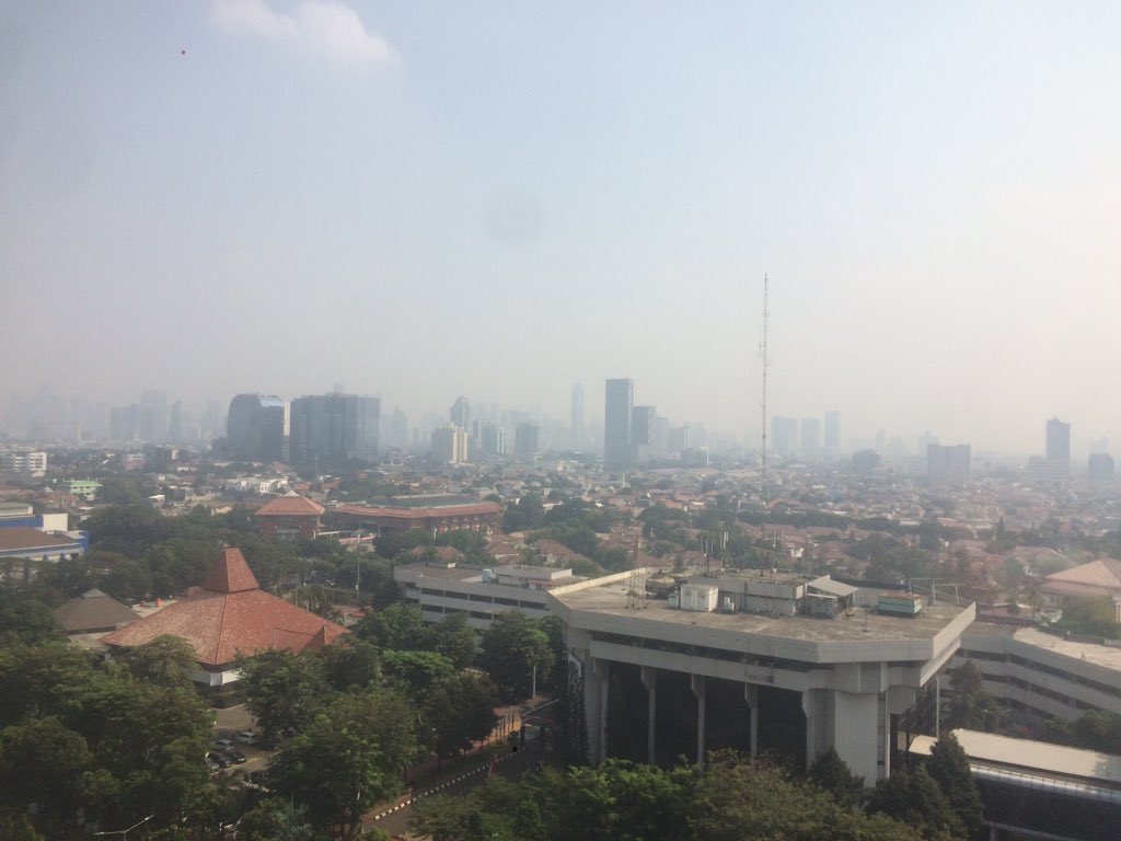 Saat jarak pandang semakin berkurang💆🏻 <a href="/AkuDanPolusi/">Aku dan Polusi</a> #SetorFotoPolusi  *kalibata, 030819