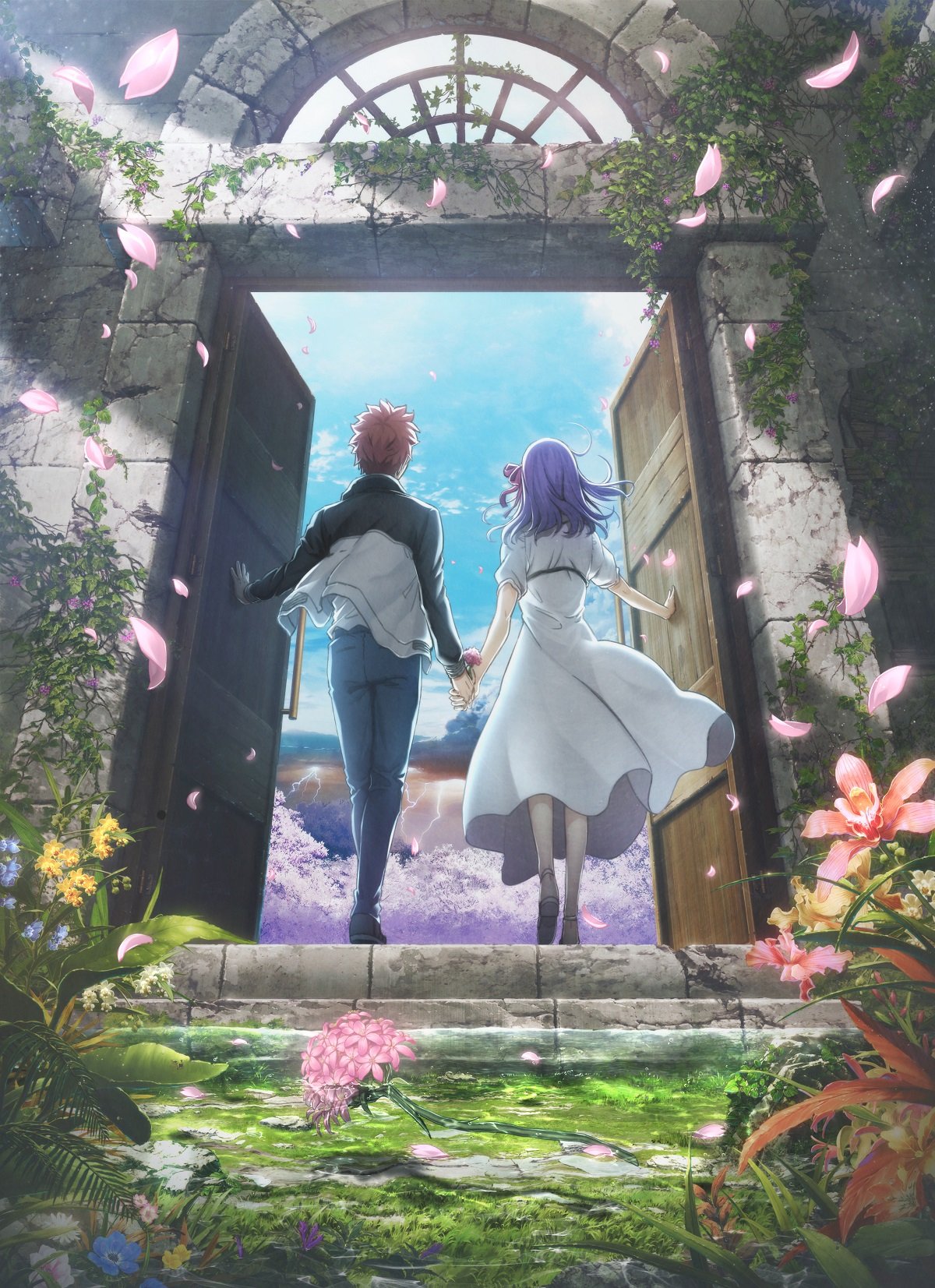 Fate Stay Night 第三章 第1弾キービジュアル公開 劇場版 Fate Stay Night Heaven S Feel Spring Songの第1弾キービジュアルが公開となりました それでも歩く 新たな春のその先へ 第三章は年 春 公開 T Co Tgn4k9is7f