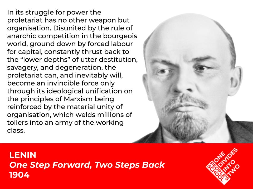 OneDivides's tweet image. Our second session tomorrow will continue with the history of the ICM, taking us into the birth of Leninism and the construction of the Marxist Party of a new type