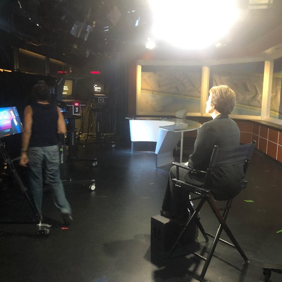 Clarke4Senate's tweet photo. Amazing time at @NJTVNews participating in the #NJ State Assembly video project! Can't wait for the site to go live! Thanks to all involved. Especially nice to run into fellow candidates & Asw. Chaparro! #NJAssemblyDems #NJ26 #FlipLD26 #BeTheChange #WomenLead #ClarkeForAssembly https://t.co/mJcHLhWddG