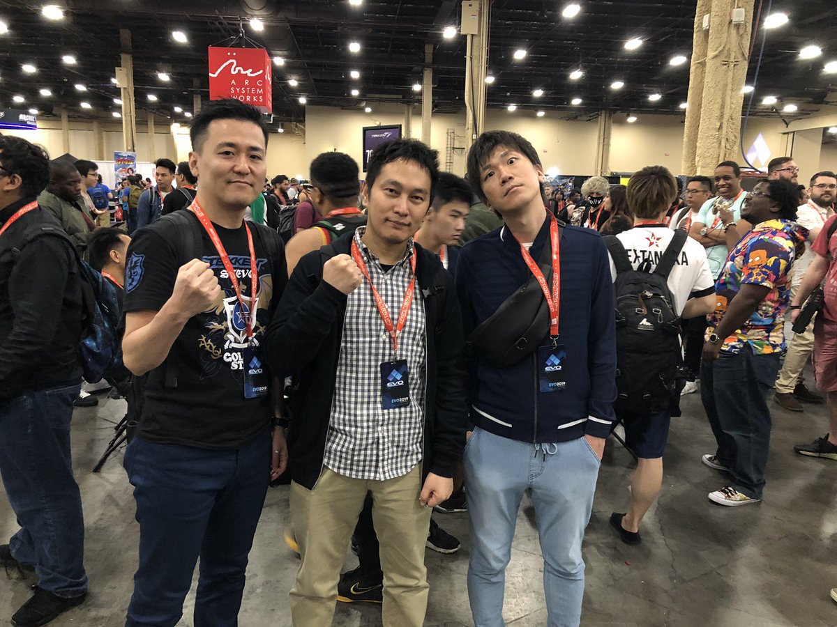 O Xrhsths 池田幸平 ナカツ 鉄拳 Sto Twitter Evo会場で懐かしいメンツで1枚 ナカツ ゼクス ミシマスター 何年経っても会うと鉄拳話で盛り上がる 楽しい Evo19 Tekken7