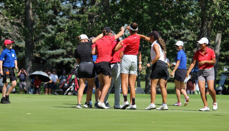 GolfSK's tweet photo. https://t.co/RsLm4eWo68

The Canadian Junior Girls Championship is over. An excellent performance by Team Saskatchewan. Nothing to hang your head about ladies. https://t.co/WIjSLEVvTV