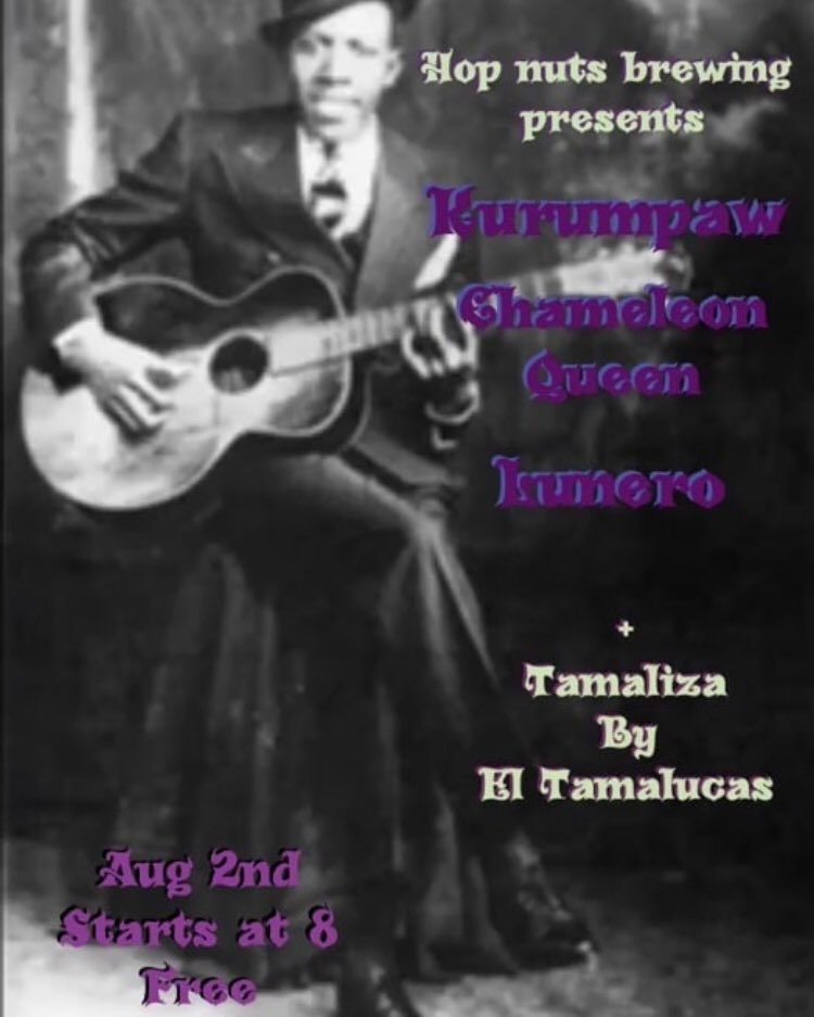 ChameleonQueen1's tweet photo. First Friday at Hop Nuts Brewing tonight
3 bands, no cover 
Come get psychedelic 
#firstfriday #DTLV https://t.co/OqlUXOHvv6