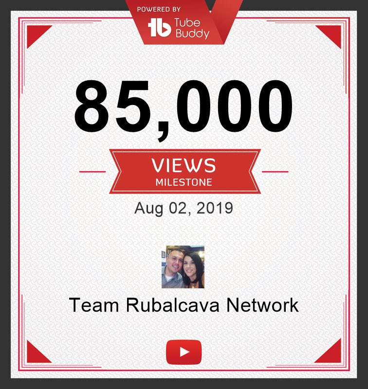 TRN_Media's tweet photo. Beyond humble. Thank you all for all the love. On to 100k views. Huge milestone for our small channel!
https://t.co/vja8OkrqUy
#teamrubalcava #TRNetwork https://t.co/ykabFNwxlW