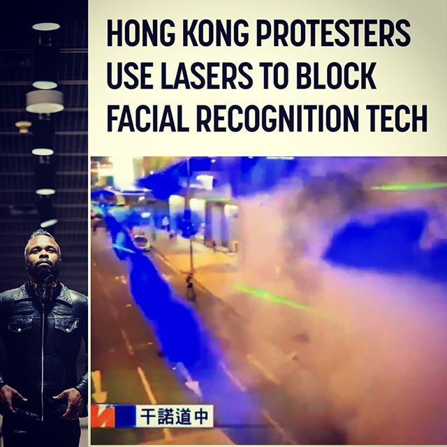#FuturismWeekly #HongKong protesters are standing their ground shining high-powered lasers at surveillance cameras to confuse facial recognition systems. LINK IN BIO ift.tt/336Htb5