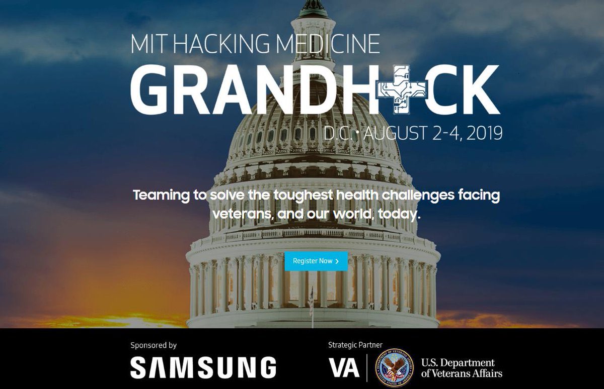 khoney's tweet photo. MIT DC Grand Hack 2019 kickoff!

Co-sponsored by @VHAInnovation @mithackmed: Rare &amp; orphaned diseases. Access to care. Mental health.

#BigIdeas, #innovation, #interdisciplinary, #ProblemSolving, #exaptation, #disruptive, #PatientCentered, #DigitalHealth 

Let the hacking begin! https://t.co/FG6TDLn7I6