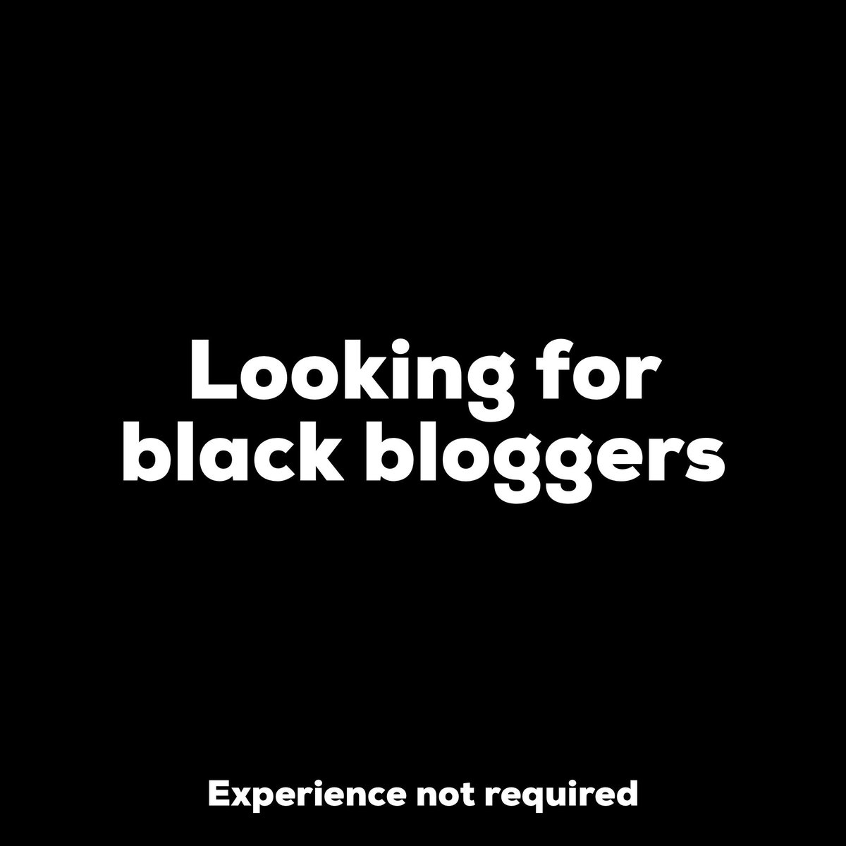 mrkennethwilson's tweet photo. If you are interested in blogging for a black-owned organization DM me or email bmvfoundation@Gmail.com. You donβt need any previous blogging experience, just a willing to express yourself and meet monthly deadlines.
#blogger #bmvfoundation #blackbusiness #bmvmagazine https://t.co/iizGrGj55v