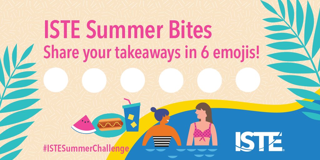 mlwarden3's tweet photo. Really enjoyed the #ISTESummerChallenge Short, sweet, and inspiring - plus found new people to follow! @iste
😀🤝❤️🍉🌐🌞 https://t.co/Tf7IDUu3MS