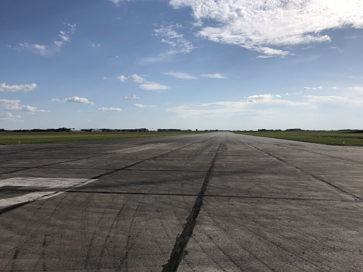 Agpilot57's tweet photo. Congratulations to the City of Yorkton Mayor and Council. City Manager the Airport Manager Samuel Twumasi and his team and Federowich Construction on the timely and exceptionally well done job of milling and paving all the paved runways at the Yorkton Regional Airport. https://t.co/GzOSvqJHpb