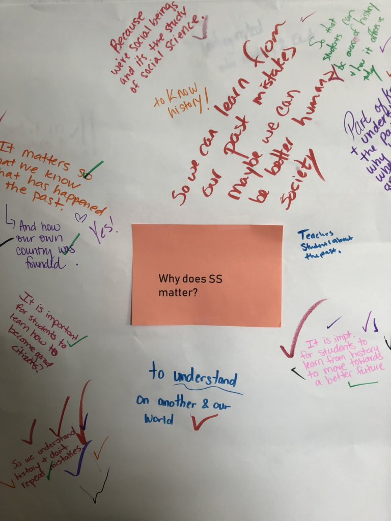 FCSocialStudies's tweet photo. Why does SS matter? It matters because we are growing critical thinkers and productive citizens. Summit Hill and Vickery Mill’s 4th grade teachers have the golden ticket to student success. #GoldenTicket #NWLCdoesDBQ #SocialStudiesRocks https://t.co/ZRnewKjpH2