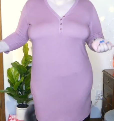VVajazzles's tweet photo. Everyone requested videos where I get inappropriate with Mutti in changing rooms.  Ignore her perky tits even after having 2 kids.  She caved to societal pressure to wear a properly fitting bra.  Mine sag worse than that Duggar mom's tits.  #thriftthick https://t.co/nUQOCW35zd