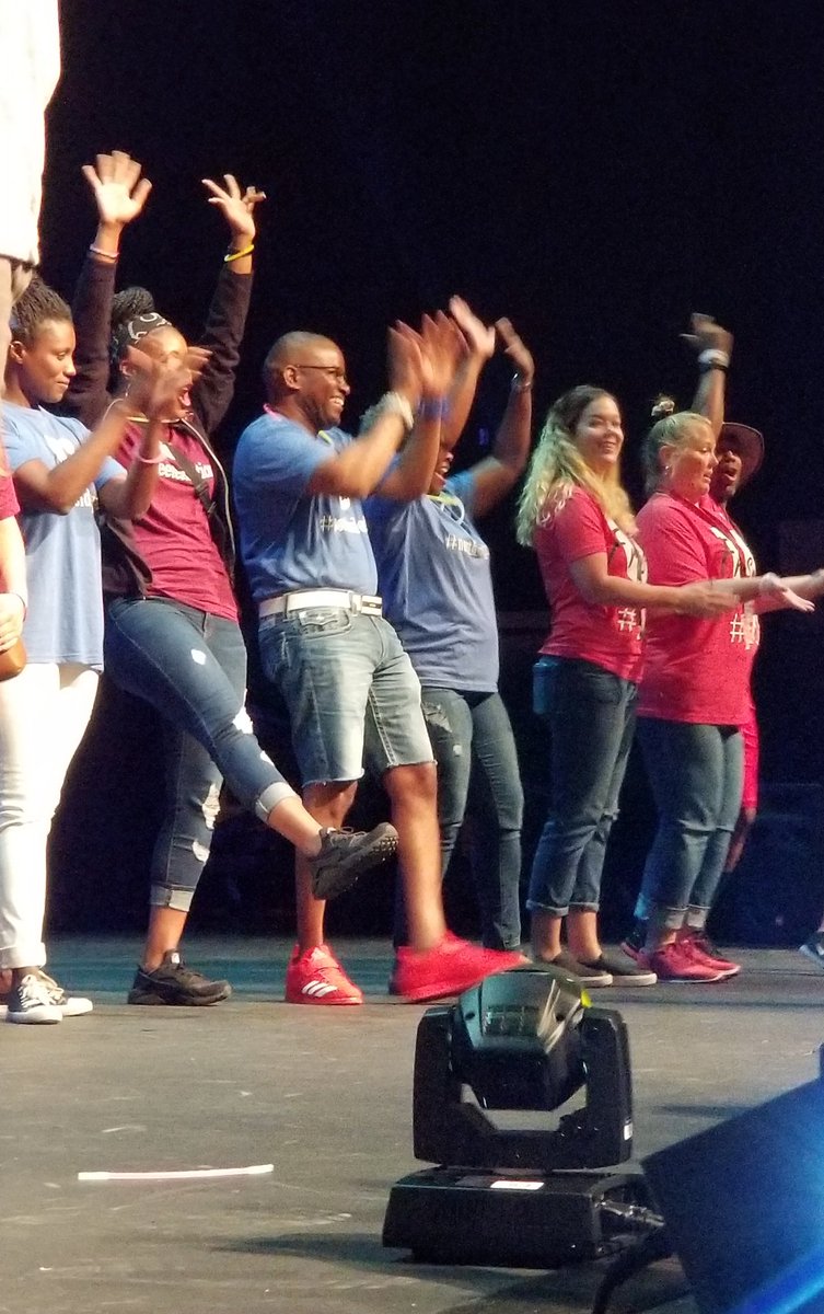L_E_A_D_1's tweet photo. We are family, we are MesquiteISD! #FreshU was a blast! #NMHS @NorthMesquiteHS #GoBeGreat https://t.co/DvKvYotXSS