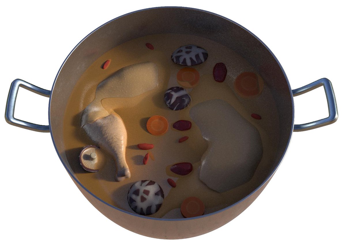 LetsEat_Short's tweet photo. Here's to another #FoodFriday ! If cloudy skies have got you down, Ma's chicken soup is sure to lift you up! 🥘 #letseat #anamonstudios https://t.co/eEsjrfYXIR