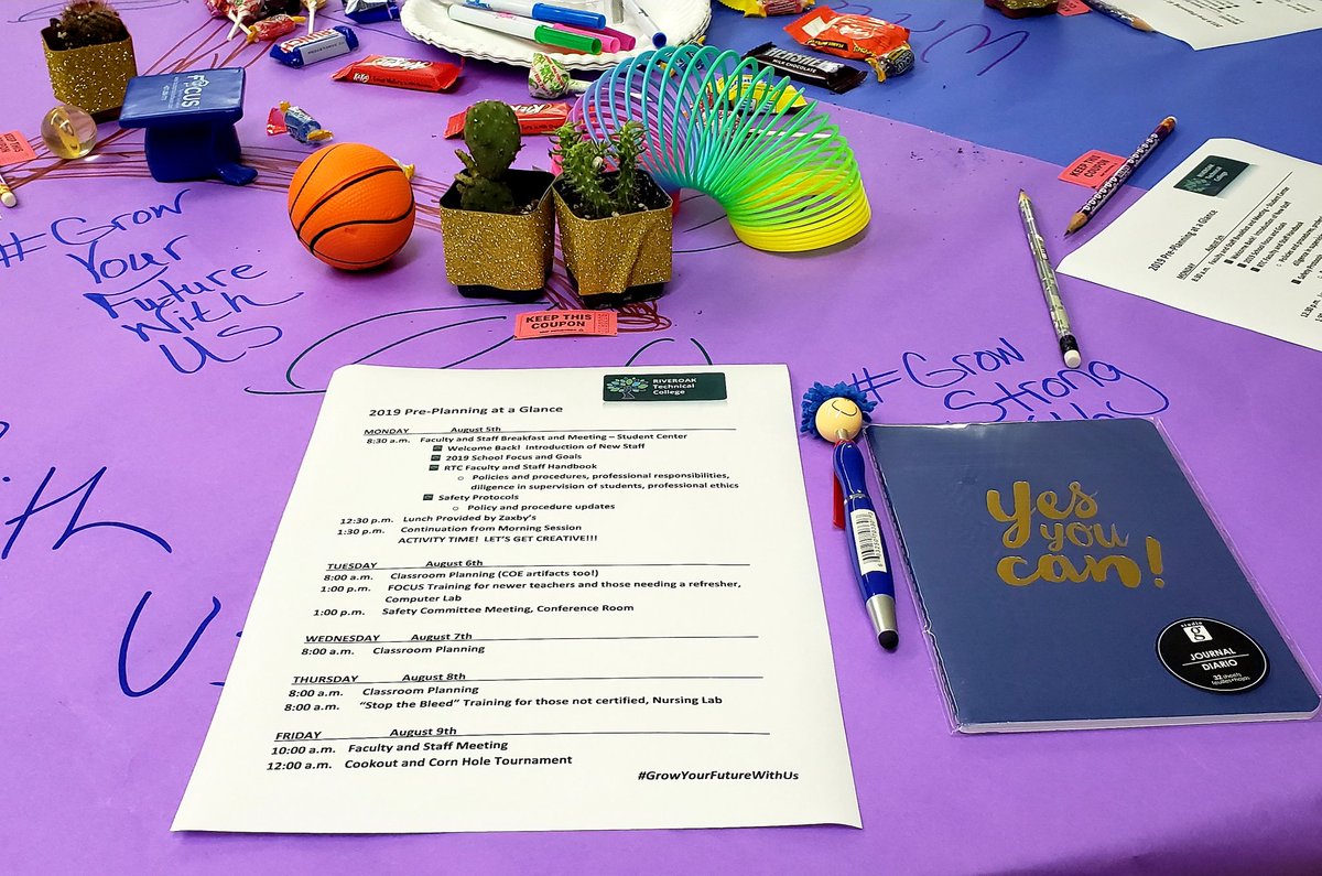 MaryKeen1's tweet photo. Ready for our teachers to return and for our BEST year yet! #preparingaskilledworkforce #CTE #growyourfuturewithus https://t.co/LbyK7OgdsX