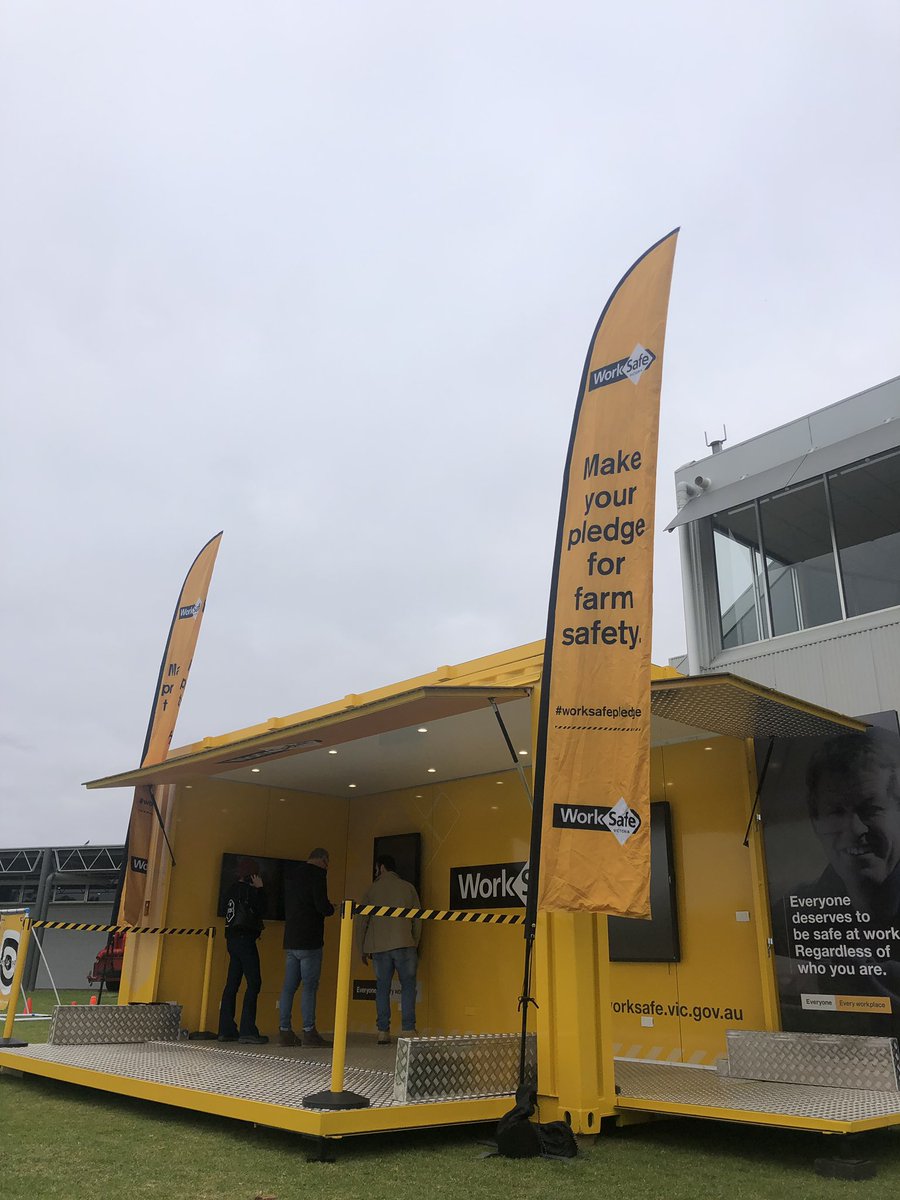 WorkSafe_Vic's tweet photo. Today’s #WorkSafe’s #GOTM. Come and check out the Irymple Swallows take on the Robinvale-Euston Eagles. There’s plenty to see and do, plus the chance to make your #WorkSafePledge https://t.co/oDMZGm5pxa