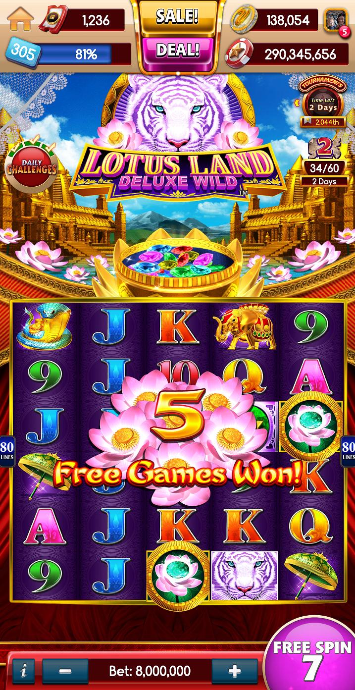 My Konami Slots On Twitter This New Slot Is Roaring With Wins Claim Freechips Now And Play Our All New Lotus Land Deluxe Mykonamirewards Mykonamislots Collect 500000 Free Chips Httpstcovdzjzrbecm Httpstcotzi3sswyxp