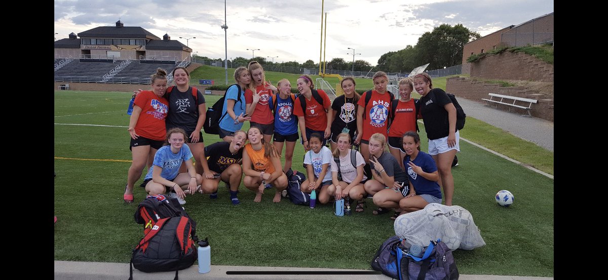 GirlsApollo's tweet photo. Looks like our girls are having fun at the Morris Camp! Thanks for having us! https://t.co/p15MpzfPpU