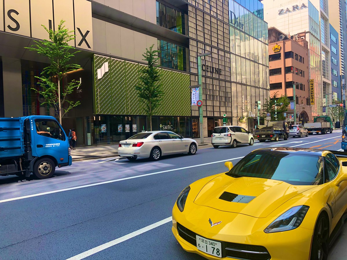 tomovette's tweet photo. 奥の建物はGINZA 6

僕の愛車はVETTE C7 https://t.co/hpA5zcDHEV
