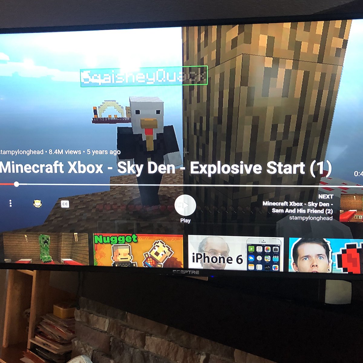 Minecraft_CoolC's tweet photo. Just introduced my 6 year old sister to @stampylongnose and @Sqaishey!  It almost made me cry I was so happy for them. https://t.co/QDHG5xsIoz
