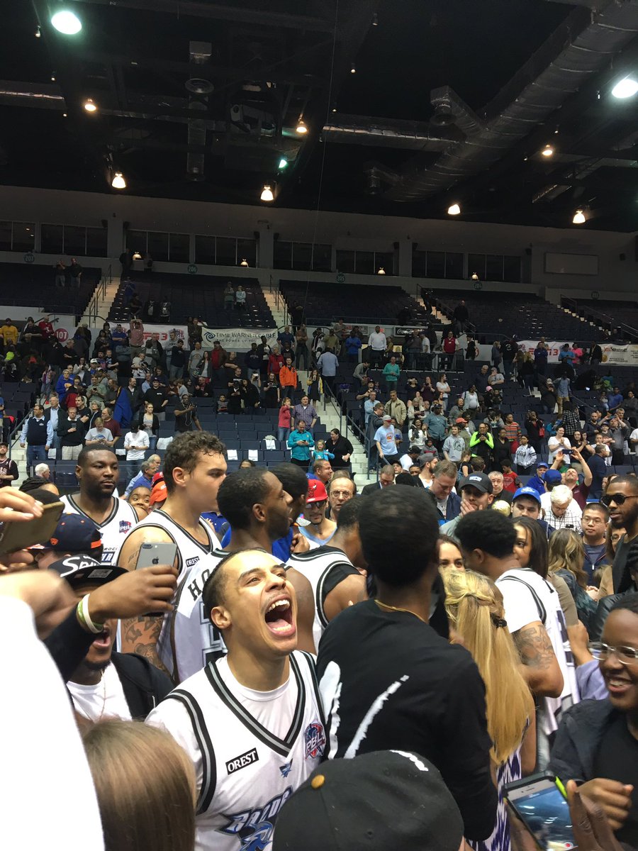 Was sorting back through the camera roll today and saw this. Perfect picture of the energy that <a href="/AT_ivy3/">Coach IVY</a> brought to the team that year. Aftermath of the 2017 championship clincher. <a href="/RocRazorSharks/">Rochester Razorsharks Youth Basketball</a>