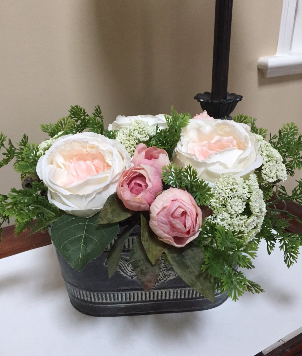French Country Arrangement Farmhouse Floral Arrangement Cabbage Rose Peony Queen Ann Lace Flower Farmhouse Floral Decor 
#cabbagerose
#frenchcountry
#silkcenterpiece #farmhousefloral #rusticdecor #floralarrangement #countrydecor #farmhousedecor #homedecor etsy.me/2KdyKfF