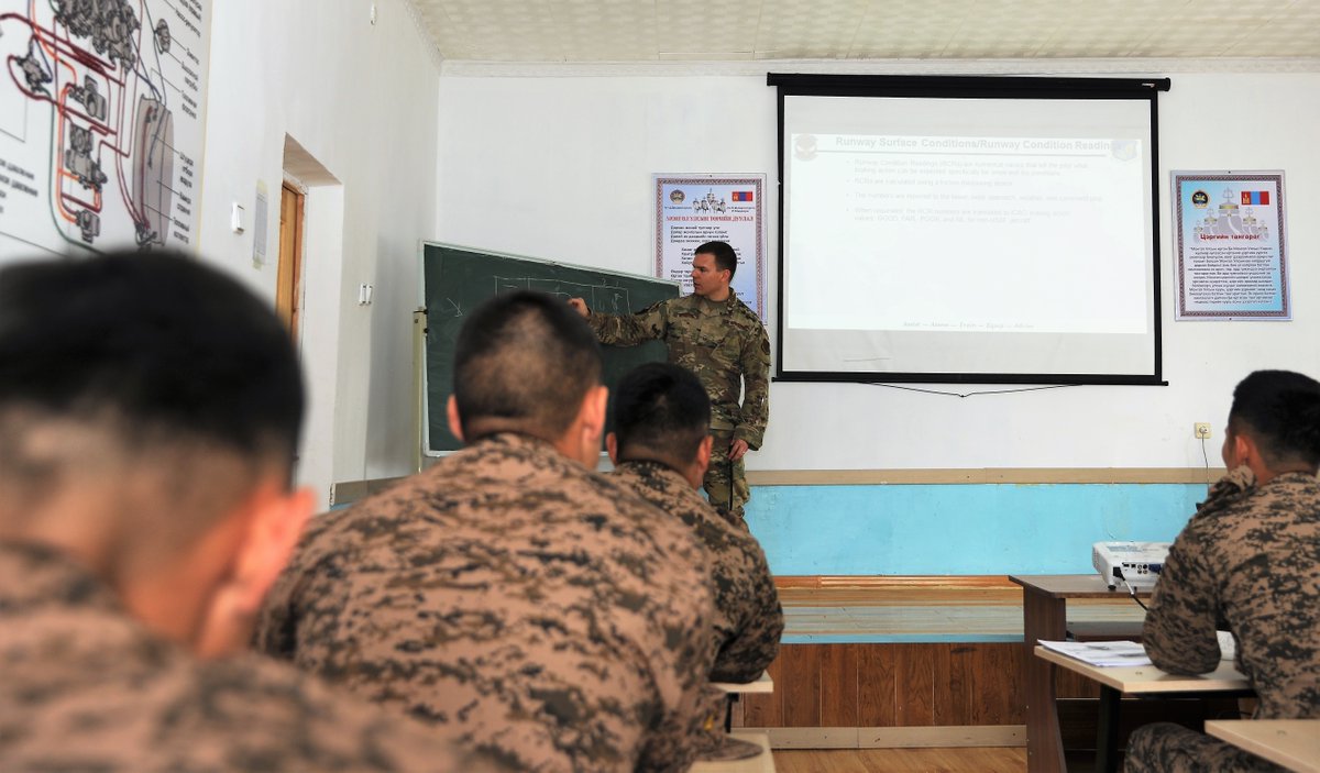 PACAF's tweet photo. U.S. service members traveled to Mongolia and conducted a subject matter expert exchange during #PACANGEL 19-3 https://t.co/AWGOJ9kyBH https://t.co/viTHlQsMqt