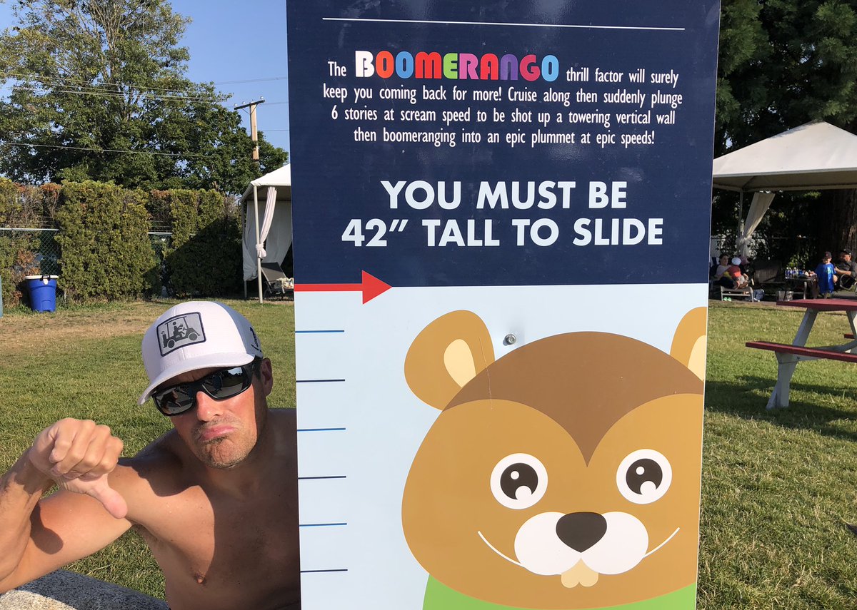 superjhooper's tweet image. So much for a fun-filled evening at the water park! 😞 #soclose #verticallychallenged #tippytoes
