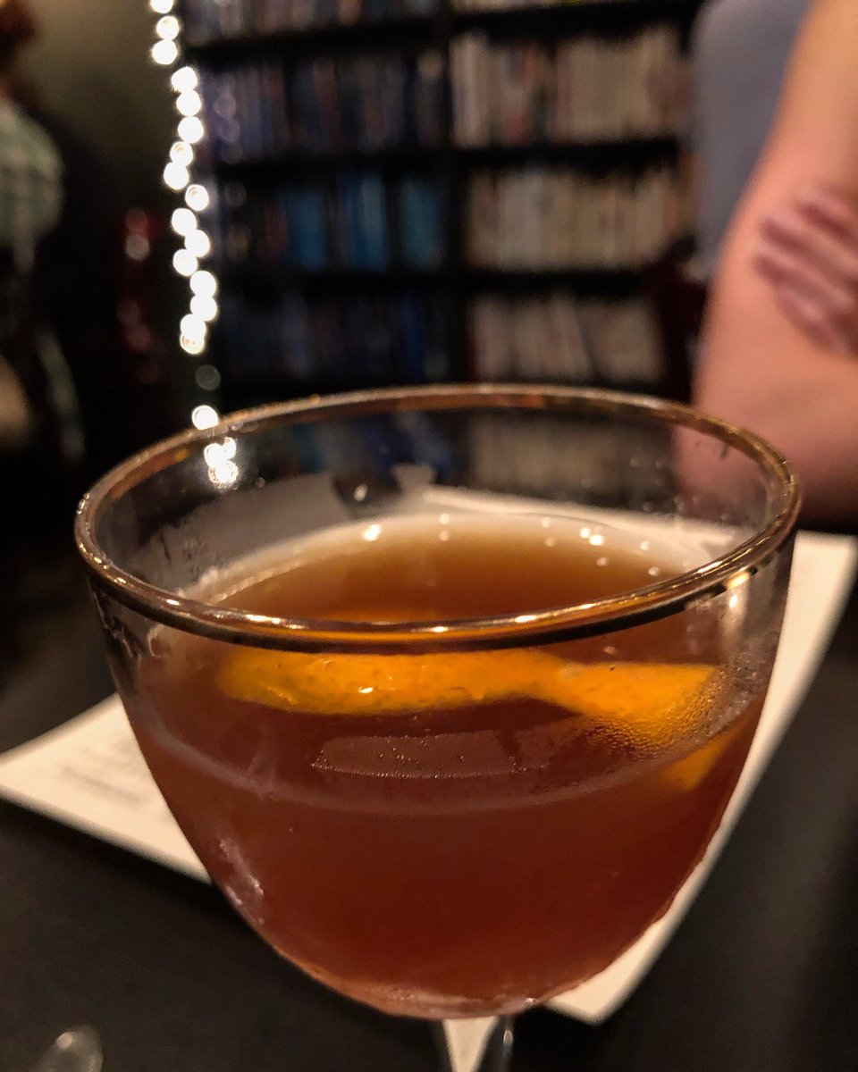 JusttheBottle's tweet photo. “You sound like a mobster. ‘I want that fish killed.’ So go get a contract on him.” @shinobipaws killing it as always. #readingroomdc #literarycocktails https://t.co/s0giCurhMY