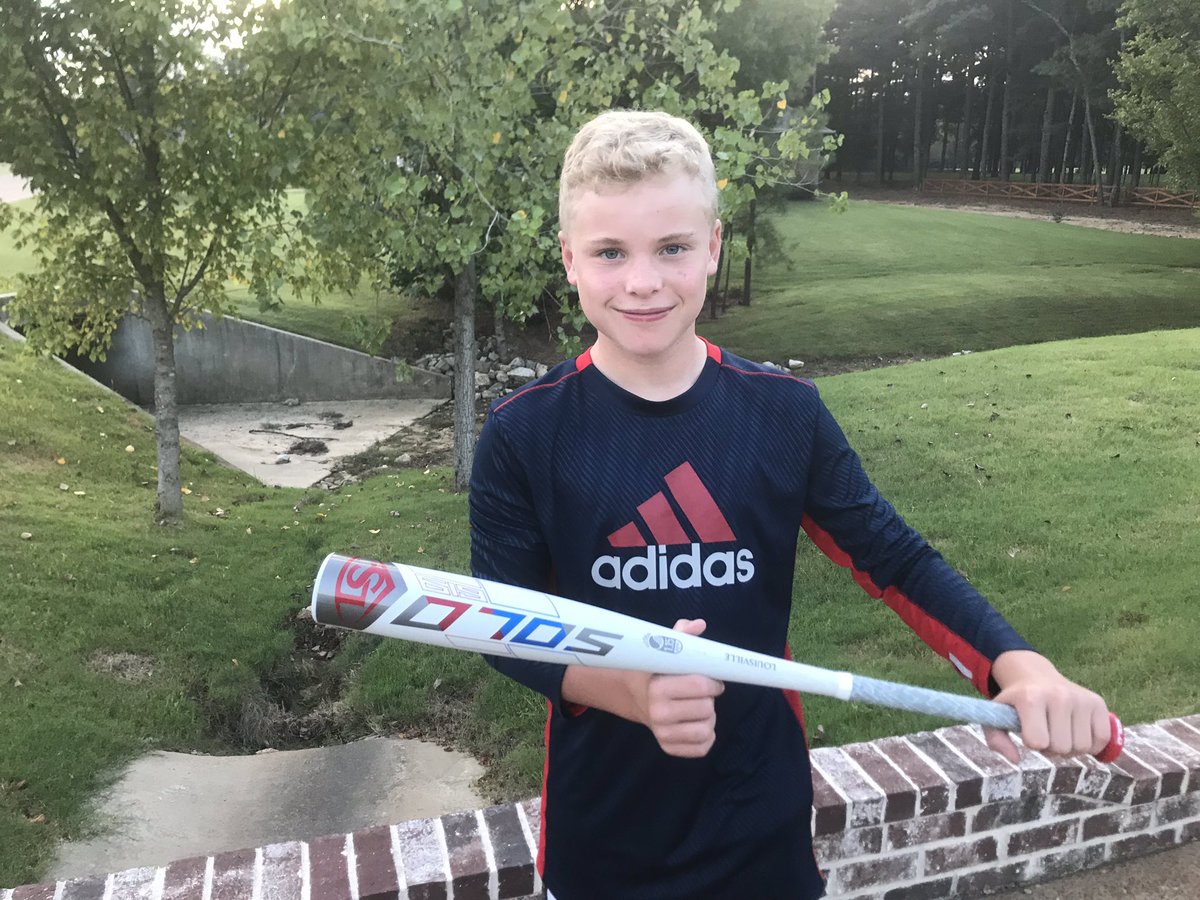 SaidByTucker's tweet photo. I think it’s safe to say that he is happy about his birthday present.
#LouisvilleLoyal #Baseball.  
@sluggernation https://t.co/Ox6BvR1mxC