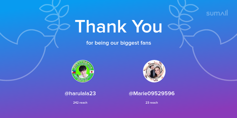 razec_shinee95's tweet photo. Our biggest fans this week: harulala23, Marie09529596. Thank you! via https://t.co/jJ9D12Kvmc https://t.co/r1tNF4tQPO