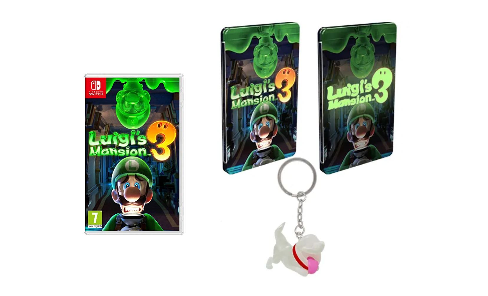 Luigi's mansion 2024 3 steelbook