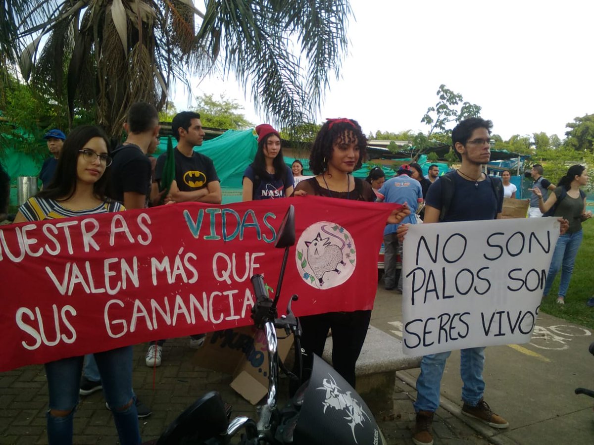 cortijocali's tweet photo. Así único el plantón por las #Zarigüeyas gracias por esta unión, más de 8 colectivos ciudadanos unidos en la defensa de nuestra fauna y flora @jacvalledellili @rocioselener @TerryHurtado #biciarte #FridaysForFurture @ZanjonB @JulyVillabona #DavisTravis @SoniaAux #faruk https://t.co/Ug2UZk30bH
