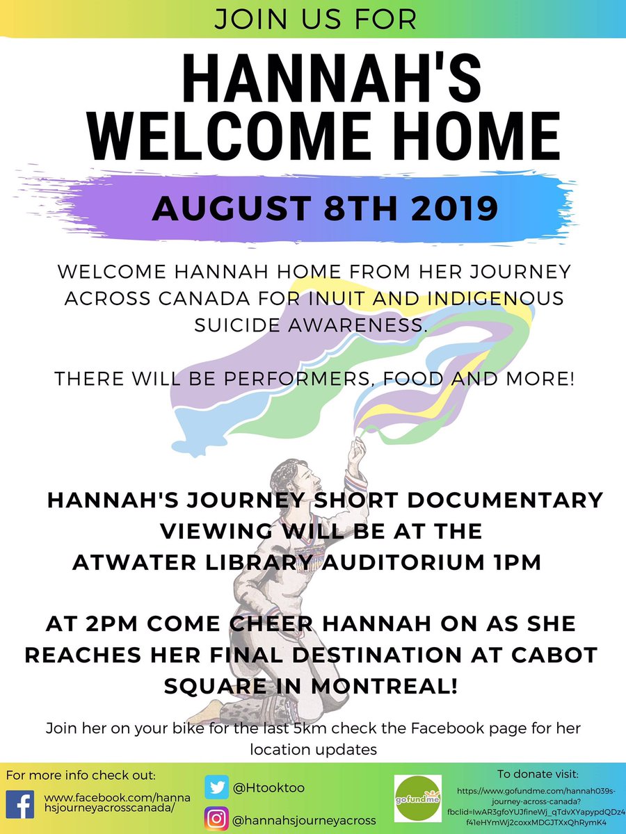 Come join me for the very last event of my 8 week journey in Montreal!!! Potluck, community, raising hope.