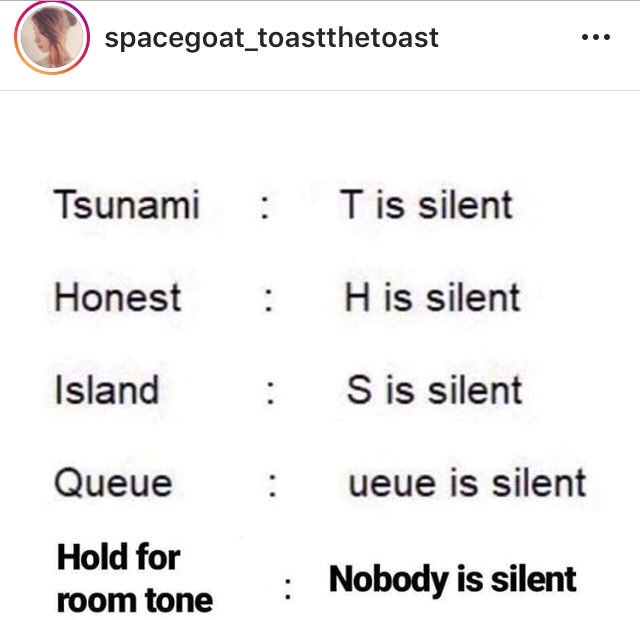 Joshrogosin's tweet photo. Being quiet for 30 seconds shouldn’t be this hard #audioengineer #Audio #shhh #podcasts #Production #engineers #TinyDesk #tinyassdesk @NPR @nprmusic https://t.co/8SxbS8GLNr