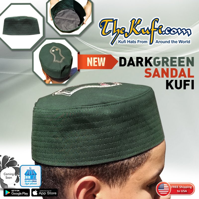 Shareef Sandal Emblem Kufi Hats 
