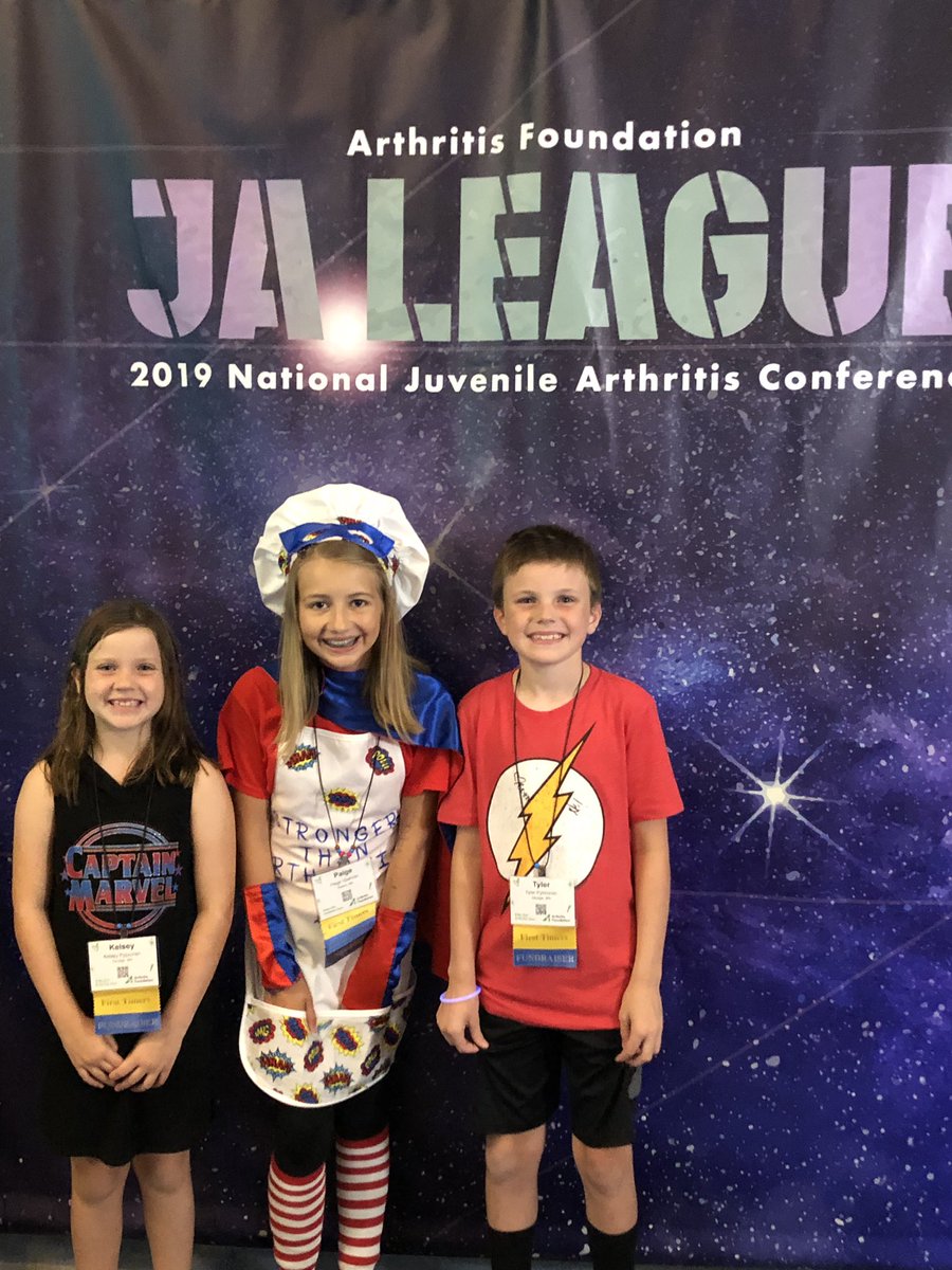 So excited to meet Paige! #StrongerThanJa #KidsGetArthritisToo