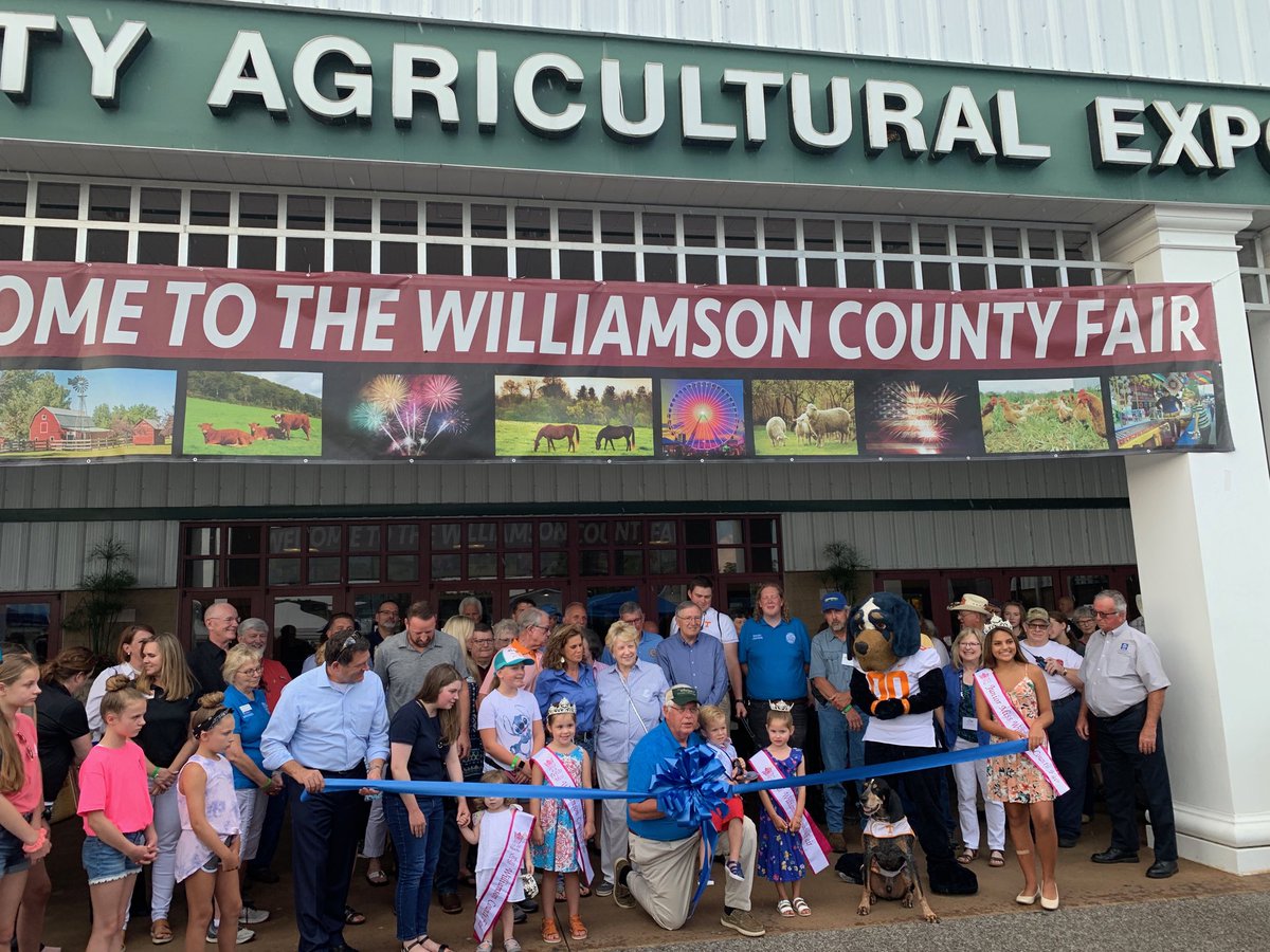 wherald's tweet photo. @Williamsonfair cuts the ribbon on the 2019 Fair. #Letthegamesbegin @SouthernExp #15yearsoffun https://t.co/zDu75HXOVB