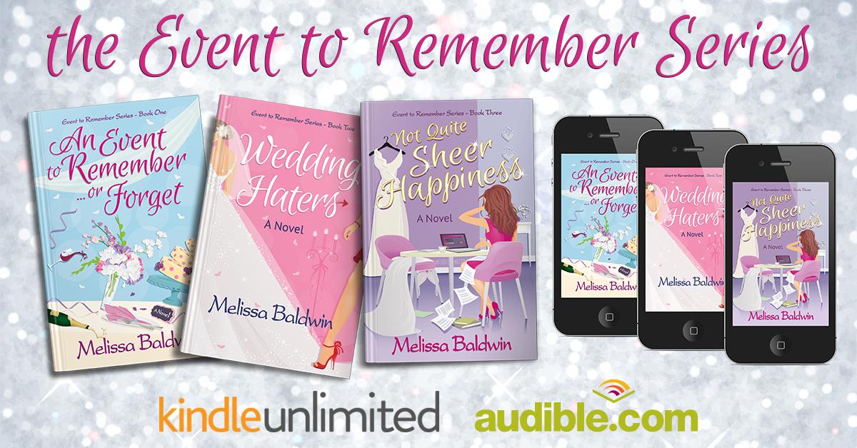 mpbaldwinauthor's tweet photo. Pick up the #EventToRemember series! Available on #KindleUnlimited #readers #weekendreads #chicklitreads #romcom https://t.co/EbGYCJ9Vs1 https://t.co/HirzqvdlOz