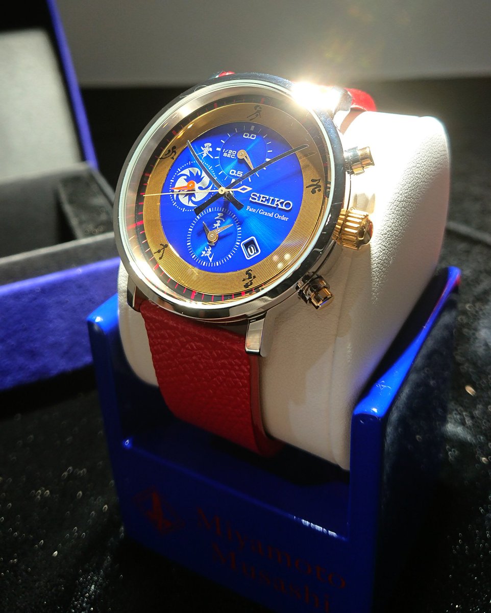 SEIKO×FGO 腕時計 宮本武蔵 スタンド付き eva.gov.co