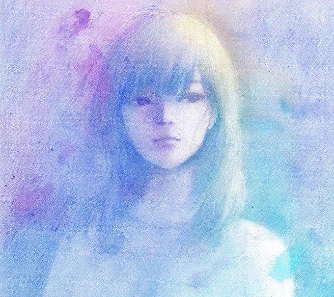 映画「惡の華」の主題歌、リーガルリリー「ハナヒカリ」シングルのジャケットを描かせていただきました。音楽を聴いて、歌詞を読んで、「記憶の中の仲村さん」をテーマに描きました。 
