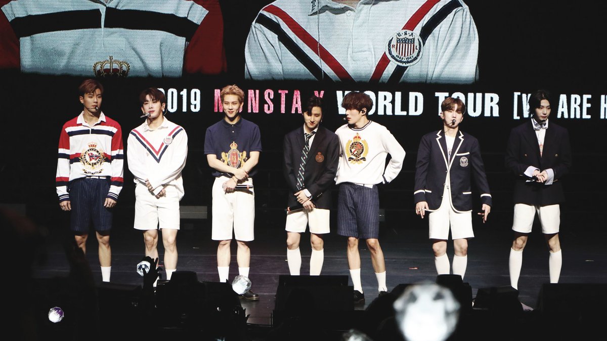 OfficialMONSTAX's tweet photo. [#MONSTA_X]  
2019 MONSTA X WORLD TOUR 
#WE_ARE_HERE PHOTO BEHIND 

#MONSTAX #몬스타엑스
#WEAREHERETOUR

>> 2019 MONSTA X WORLD TOUR <WE ARE HERE> IN LA 👉 https://t.co/8jo2bKlYFH https://t.co/VWt1NU9XjW