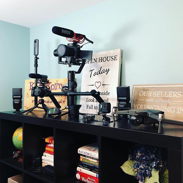 MakeWithDad's tweet photo. Current camera gear lineup👍 .
.
.
#dji #djimavic2pro #panasoniclumix #gh5 #lumixg7 #gopro #ricohtheta #ricohtheta360 #godoxflash #zhiyuncrane2 #realestatephotography #homephotography #rodemic #youtube #contentcreator #videomaker #welcomeback #hereweg… https://t.co/l8Rsdk3njT https://t.co/v3iNVjzz1J