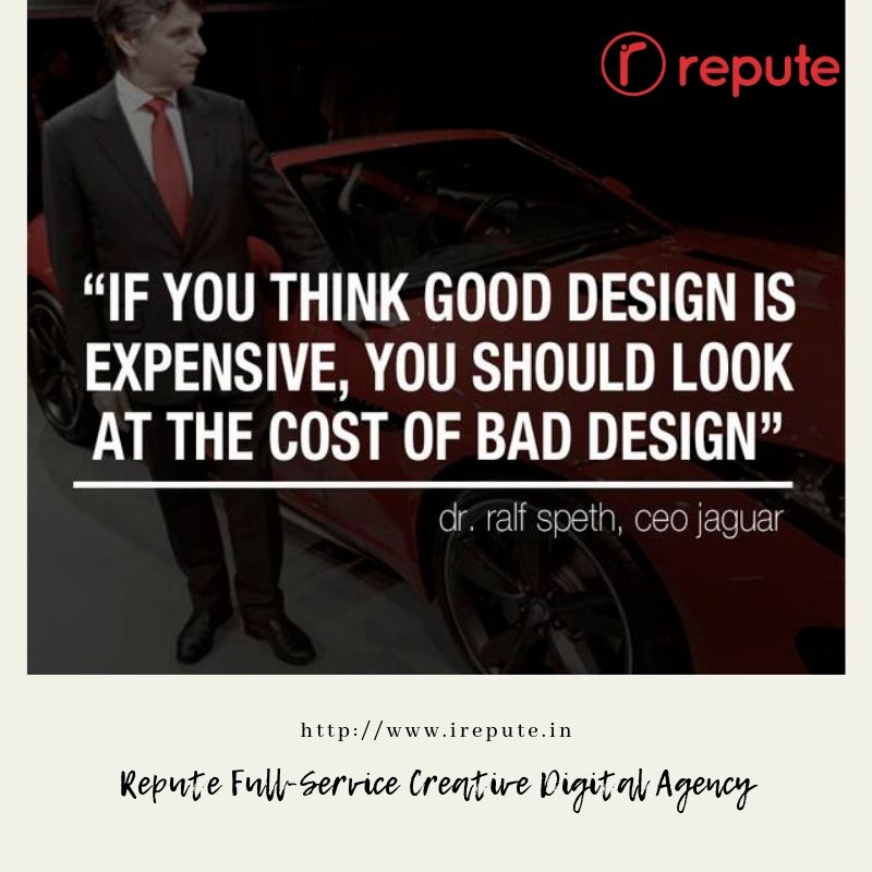 If You Think Good Design Is Expensive You Should Look At The Cost Of Bad Design

Contact repute for the best designing service.

#DigitalMarketing #ContentMarketing #BestSEOServices #DigitalMarketingAgency #DigitalMarketingAgencyInCoimbatore #DigitalMarketingCompany