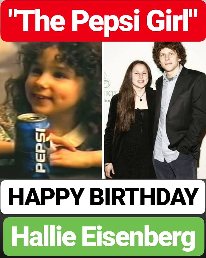 HAPPY BIRTHDAY 
Hallie Eisenberg 