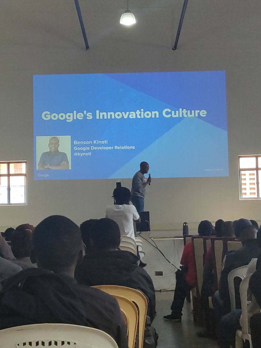 ~Go out there and innovate!~
<a href="/kynoti/">Sir. B</a> thanks for visiting @Andela_Kenya 😎 and sharing inspiring words for the learner's at  #150DaysOfALC4 #GrowWithGoogle