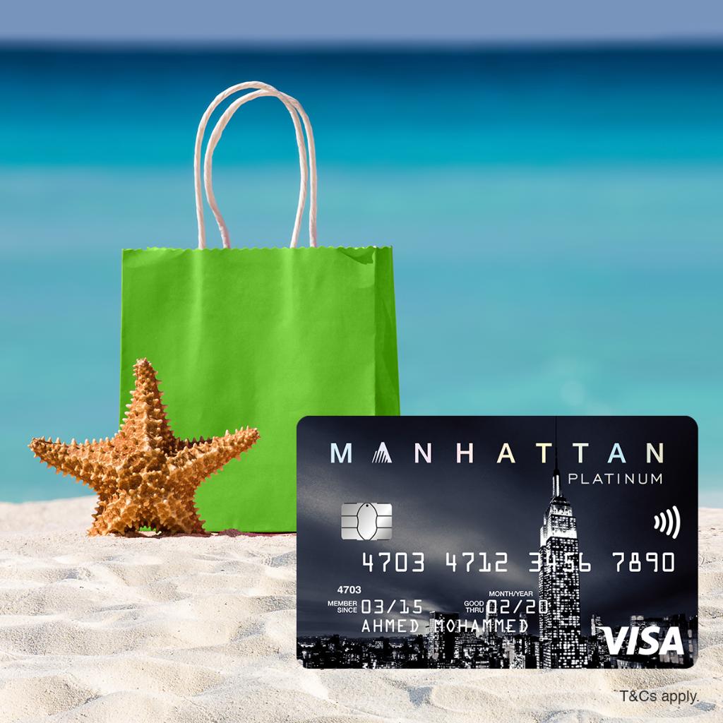 StanChartUAE's tweet photo. Sit back, relax and escape the summer heat with up to 12% discount on https://t.co/jRyp8qUL6v with your
Manhattan Platinum Visa credit card. Simply visit:
https://t.co/evdUneqbYI
#StandardCharteredUAE https://t.co/4M25BvsNbJ