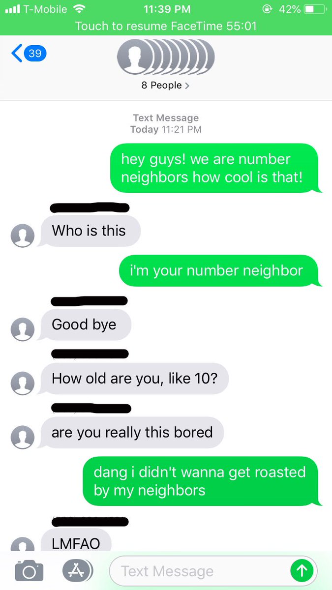 madisonjcollier's tweet photo. i texted my number neighbors: a thread https://t.co/OBYmugudjr